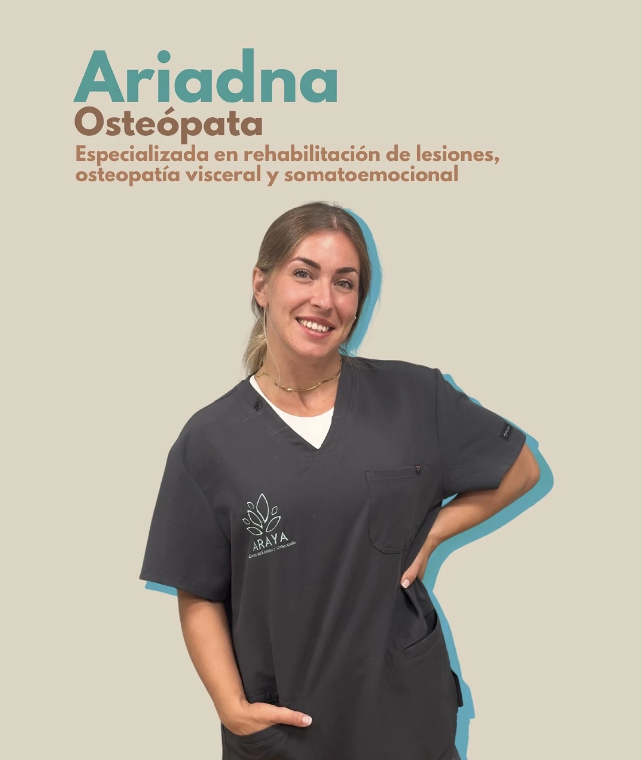 Ariadna, osteópata en Centro Araya