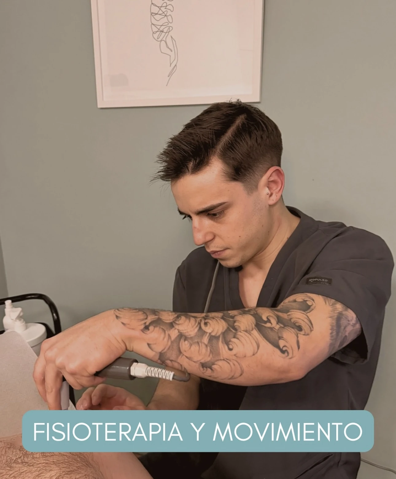 Sesión de fisioterapia