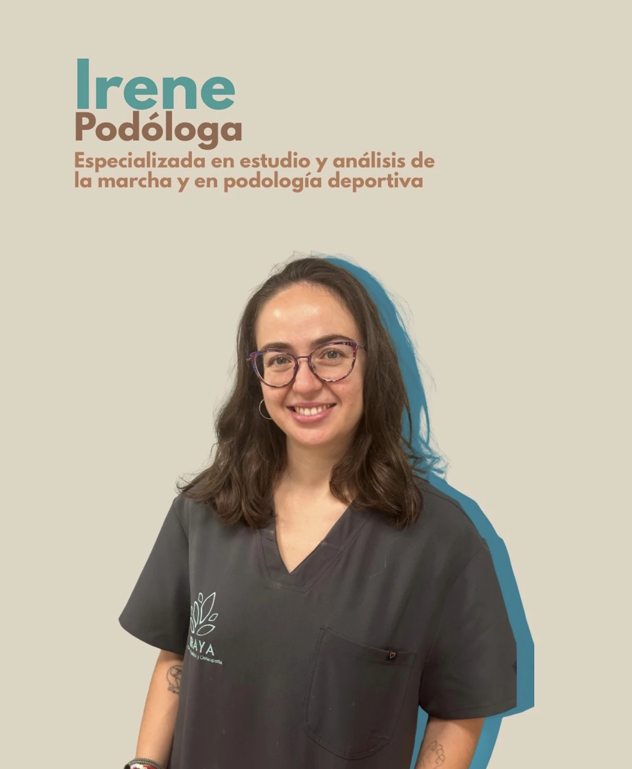 Irene, podóloga en Centro Araya